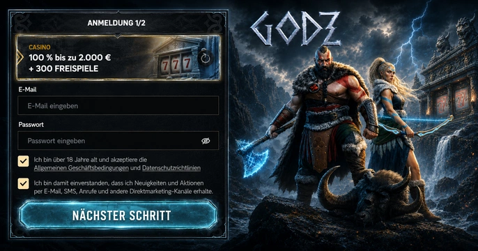 Godz Casino Login