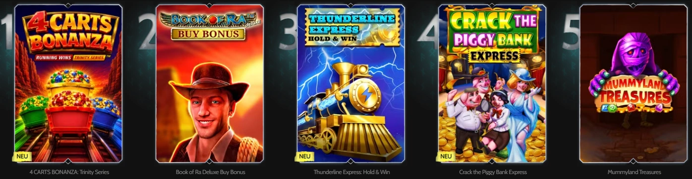 Godz Casino Spiele